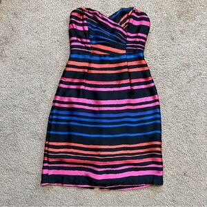 H&M Black Sheath Mini Dress Sweetheart Neckline